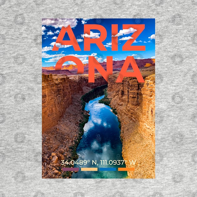 Arizona Travel Poster by mardavemardave